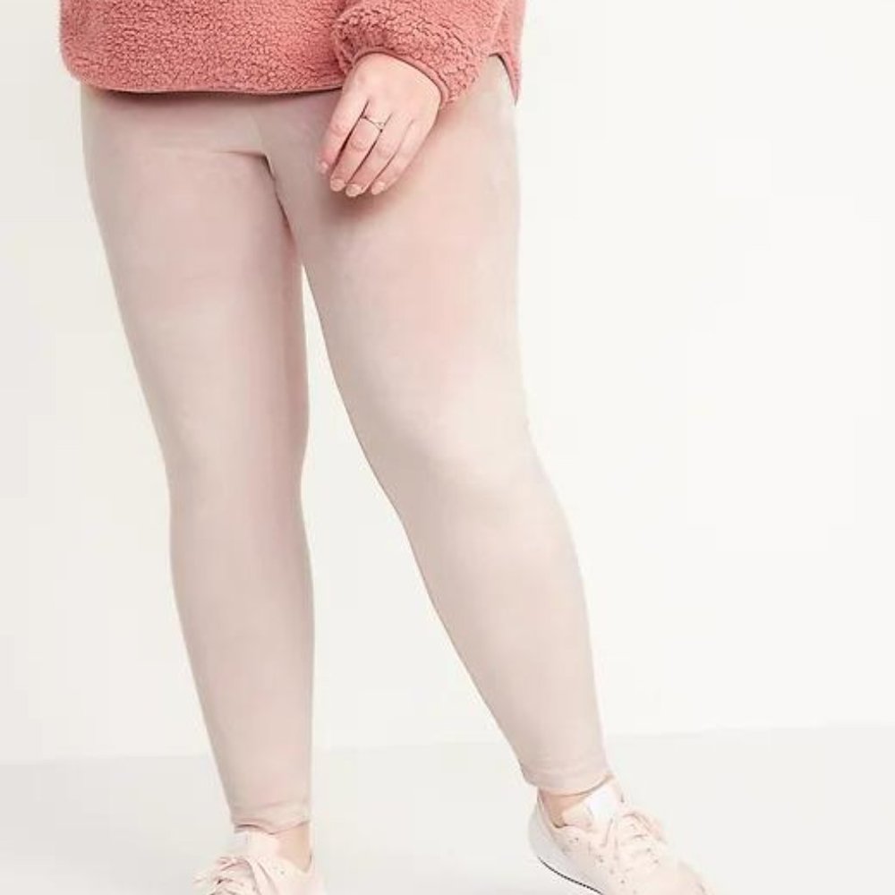 Old Navy High-Waisted Velour Ankle Leggings For Women New - Picture 6 of 7